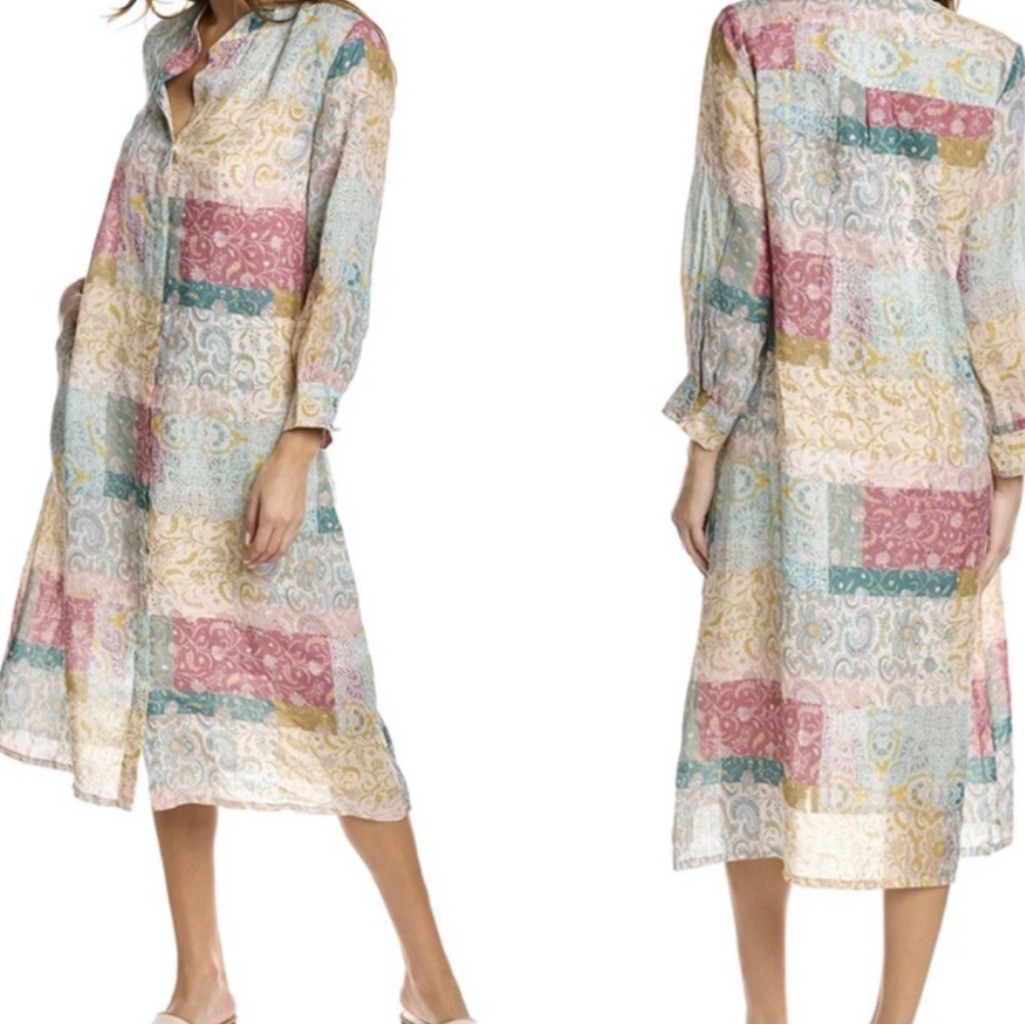 Johnny Was Marseille Garden Seaside Dress